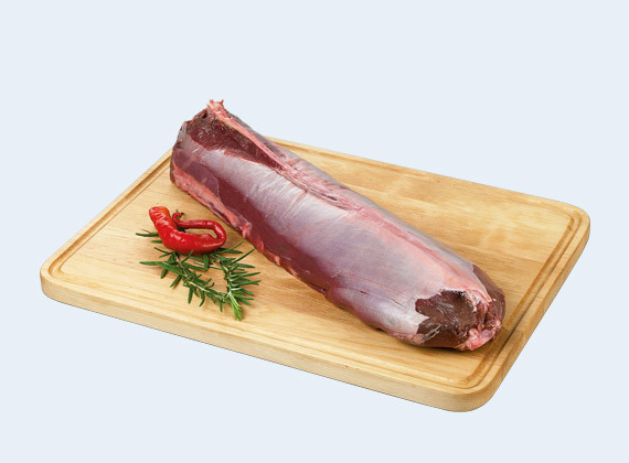 Hirschkalbsrücken mit Knochen