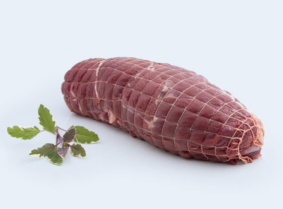 Hirschschulterbraten gerollt